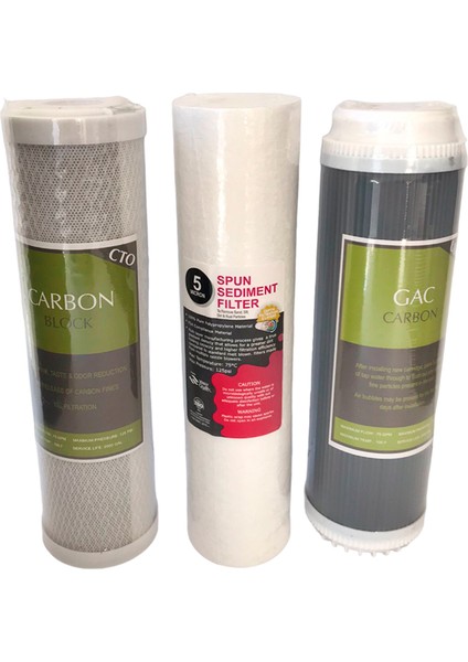 10 Inç Daire Girişi Arıtma (3'lü Filtre) indirimleri