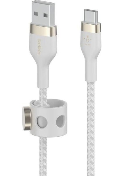 CAB010DS1MWH Boost↑charge Pro Flex Usb-A To Usb-C 1M Örgülü Hızlı Şarj Kablosu - Beyaz modelleri