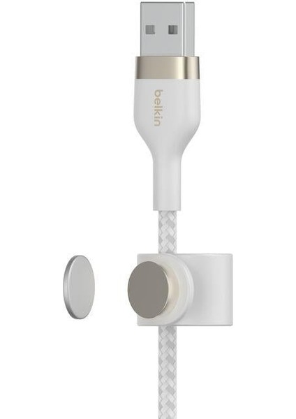 CAB010DS1MWH Boost↑charge Pro Flex Usb-A To Usb-C 1M Örgülü Hızlı Şarj Kablosu - Beyaz indirimleri