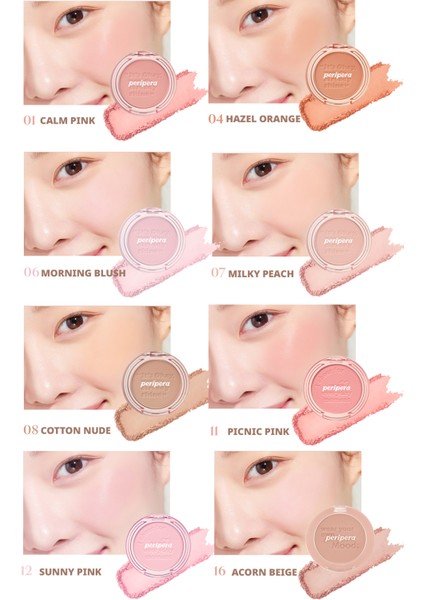 Yumuşak ve Nemli Dokulu Allık Perıpera Pure Blushed Sunshine Cheek (#28 Romantic Rose) (Palace Ver) indirimleri