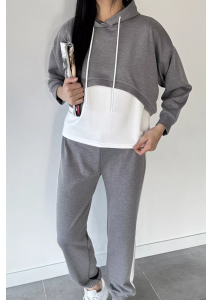 Kadın Alt Eşofman Likralı Atlet Sweat Üçlü Eşofman Takımı P-00018929 fiyatları