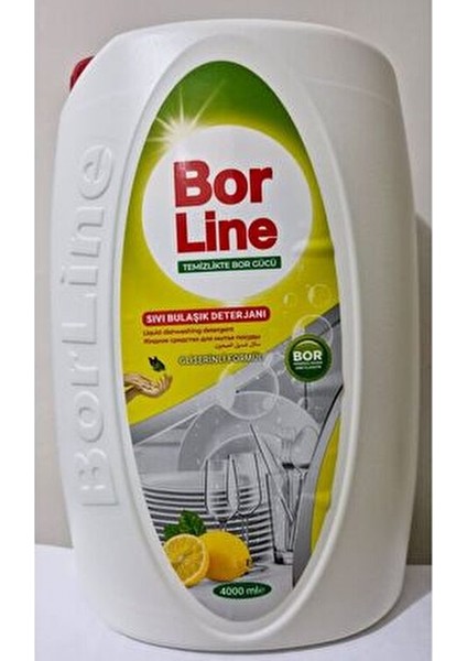 Limon Kokulu Bulaşık Deterjanı 4000 ml Sıvı Formda 10 Yıkama Kapasitesiyle modelleri
