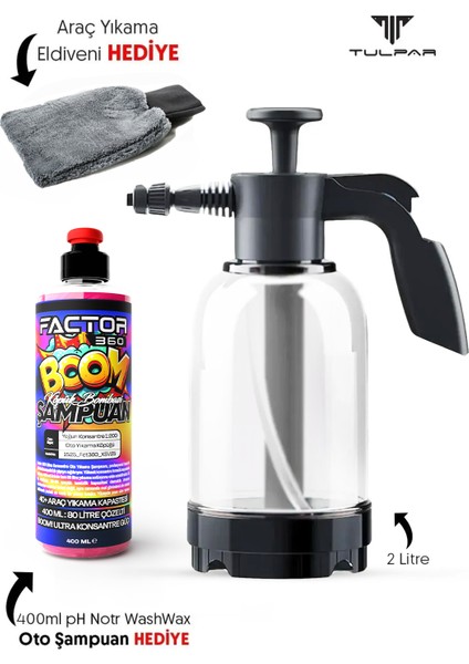 Yüksek Basınçlı Araç Yıkama Köpük Makinası Oto Yıkama Pompası Basınçlı Köpük Pompası