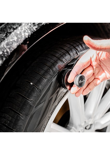 Sılky Brush Yuvarlak Lastik Parlatıcı Uygulama Aplikatör Fırçası modelleri