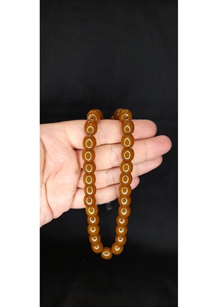 Çubuk Kehribar Tesbih Fıçı Kesim Sarı Renk T-328 fırsatları