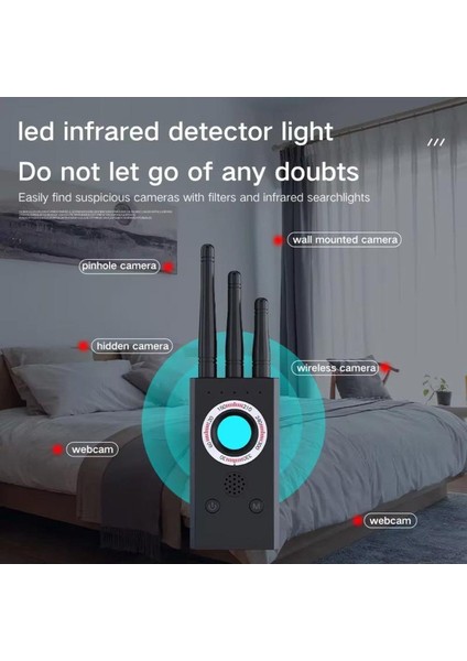 T16 Rf Casus Kmera & Gps Tracker Dedektör – Dinleme ve Gizli Cihaz Tarayıcı fırsatları