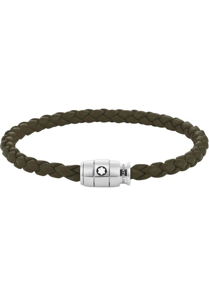 Büyük Soft Haki Deri Bileklik 136005