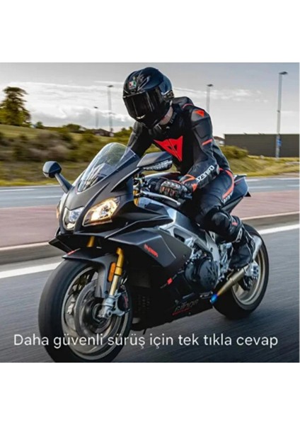 K06 Fenerli Motorcu Intercom Kablosuz Bluetooth 5.4, Ipx8 Su Geçirmez, Uzun Pil Ömrü Interkom indirimleri