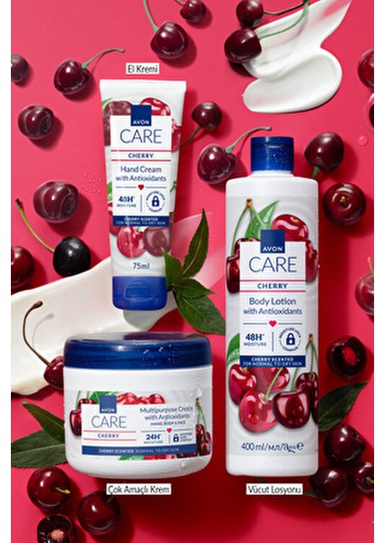 Care Kiraz Kokulu El Kremi 75ml Hızlı Emilim ve Dermatolojik Test ile Hassas Ciltler İçin fırsatları