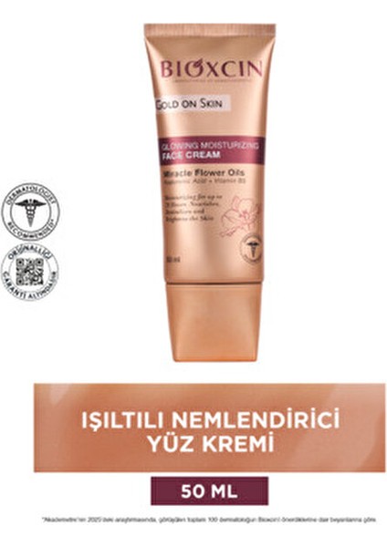 Gold On Skin Aydınlatıcı Yüz Kremi Tüm Cilt Tipleri İçin 50 ml Etkili Nemlendirici modelleri