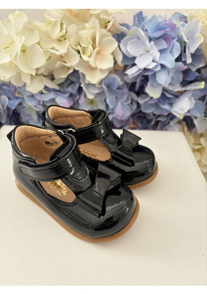 Angel-Siyah Fiyonklu Kız Çocuk Ilk Adım Ayakkabı indirimleri