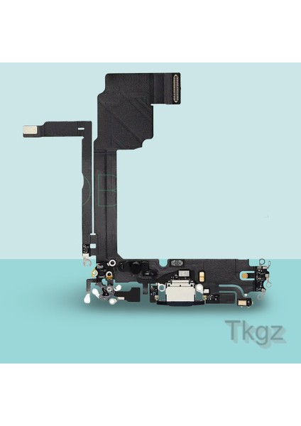 Apple İphone 15 PRO MAX Full Şarj Soketi Filmi FLEX Orjinal (MAVİ)