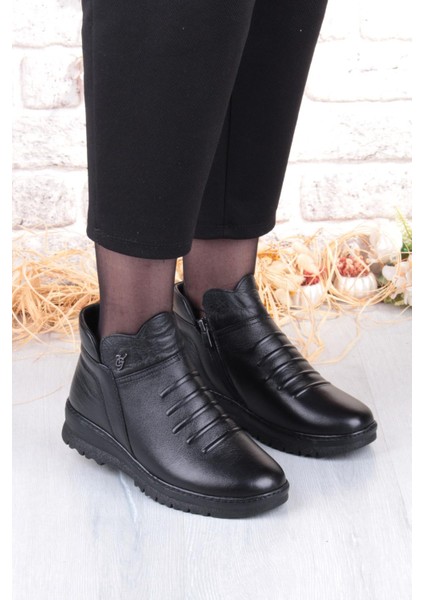 B001 Rahat Esnek Kaymaz Taban Yumuşak Hakiki Deri Kadın Bot fırsatları