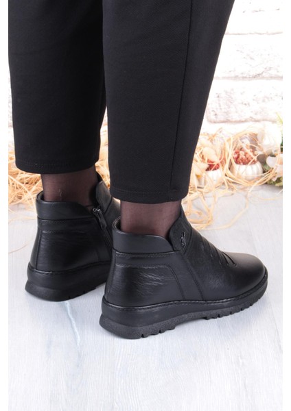 B001 Rahat Esnek Kaymaz Taban Yumuşak Hakiki Deri Kadın Bot indirimleri