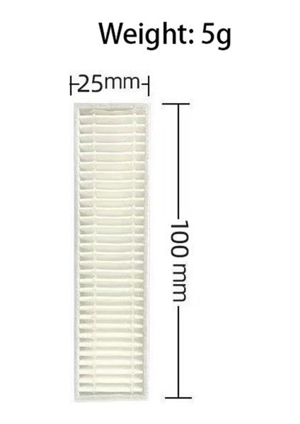 Tefal Rowenta Için X-Plorer SERIE60 RG7447 RG7455WH Yıka Hepa Filtre Yan Fırça Aksesuarları (Yurt Dışından) modelleri