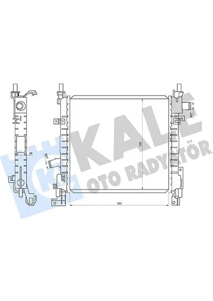363230 Motor Radyatoru 1231795 1361841 1671692