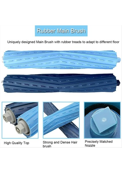 Ecovacs Deebot Ozmo T9 Aıvı T9 Aıvı+ Vacurum Searrıcer Robot2 Ana Fırça/roller Fırça Için Yedek Parçalar Kit Aksesuarları (Yurt Dışından) fiyatları