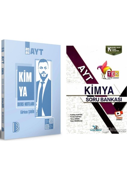 AYT Kimya Ders Notları 2026 ve Yayın Denizi AYT Kimya Soru Bankası - Görkem Şahin