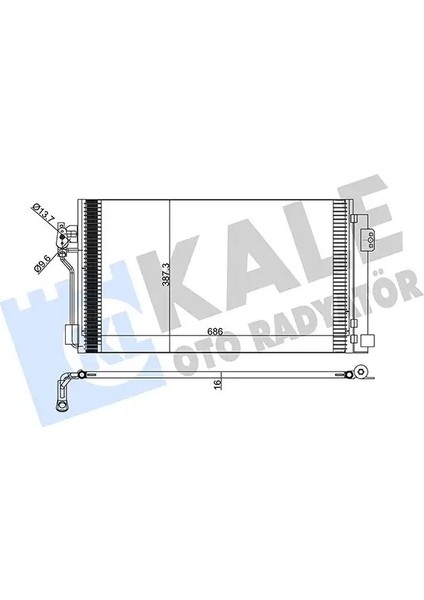 381500 Klima Radyatoru A6398350070 A6398350370 A6398350700