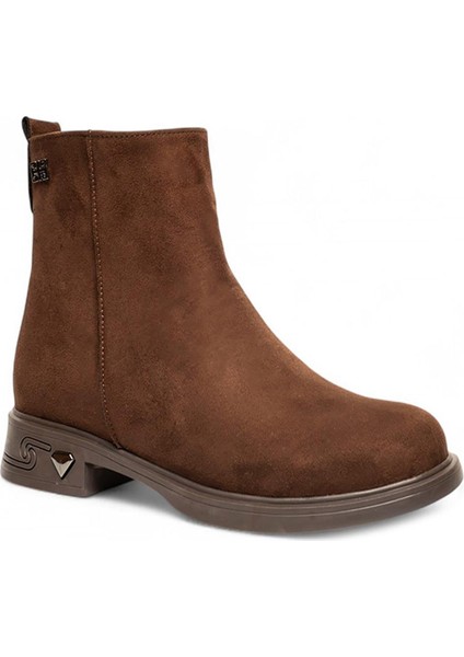 Kahve Içi Termal Astar Süet Kadın Bot NSB946 fiyatları