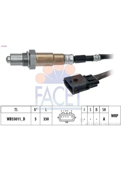 108540 Oksijen Sensoru 2269300Q0B 226A44BD0A 226A47453R