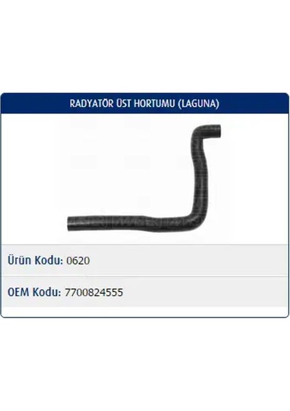 M0620 Radyator Hortumu Ust 7700824555