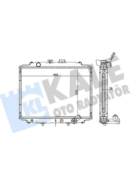 356250 Motor Radyatoru 2530043000 2530043820 DMX102038