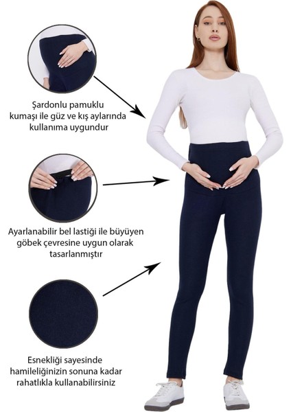 - MYRA8045 - Hamile Şardonlu Kaşkorse Tayt