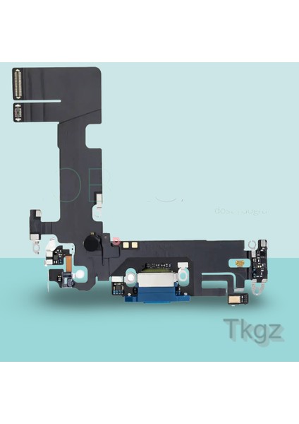 Apple İphone 13 Full Şarj Soketi Filmi FLEX Orjinal (MAVİ)