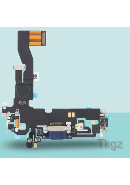 Apple Iphone 12 Pro Full Şarj Soketi Filmi Flex Orjinal (Mavi)