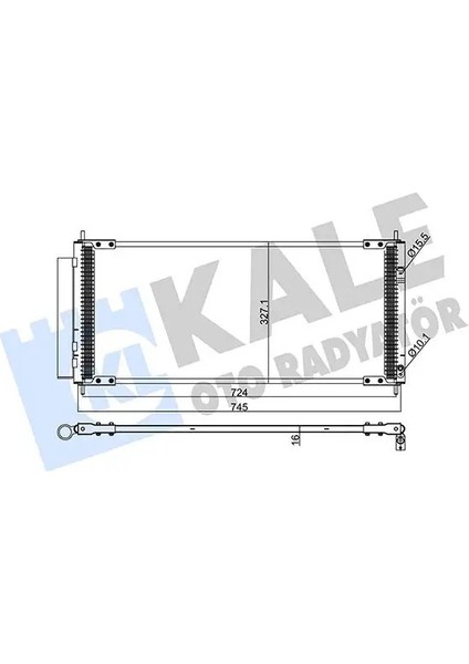 342970 Klima Radyatoru 80100SZTG01 80110TF0003 80110TF0013