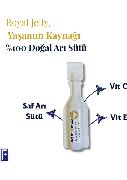 Royal Jelly 1000 Mg – Arı Sütü Fresh Vitamin C & E – 10 Shot 2'li Avantaj Paketi fırsatları