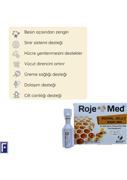 Royal Jelly 1000 Mg – Arı Sütü Fresh Vitamin C & E – 10 Shot 2'li Avantaj Paketi