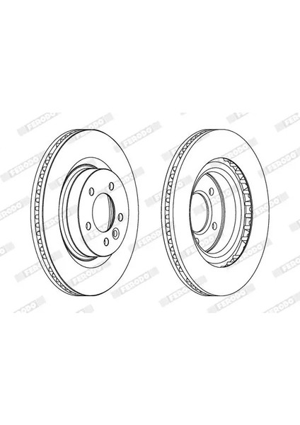 DDF1432 Fren Diski On SDB00013 SDB00014 SDB000611 (2 Adet Fiyatıdır)