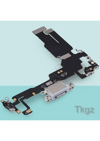 Apple Iphone 15 Full Şarj Soketi Filmi Flex Orjinal (Mavi)