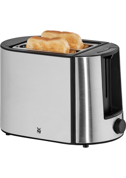 Bueno Çelik 2 Hazneli 6 Isı Ayarlı Gümüş Ekmek Kızartma Makinesi 870 W