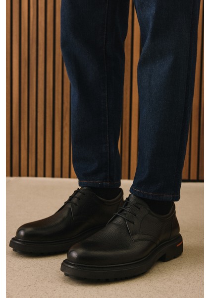 , Erkek Hakiki Deri Ayakkabı 153745Z30410 Siyah fiyatları