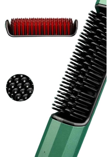 Techmrt Üflemeli Saç Düzleştirici Fön Tarak Yüksek Isı Ayarlı Iyon Özellikli fiyatları