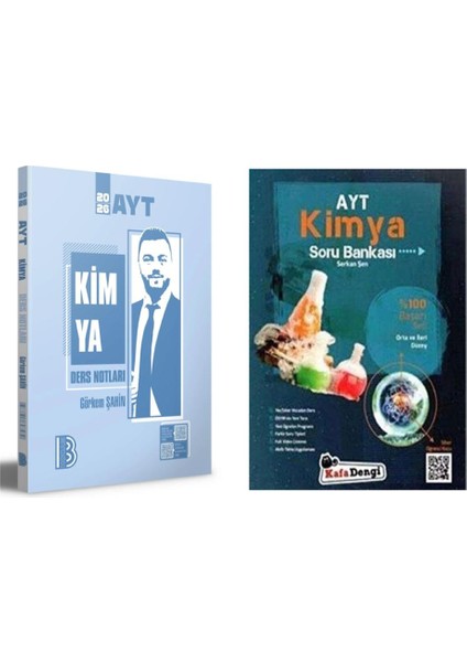 AYT Kimya Ders Notları 2026 ve Kafa Dengi Yayınları AYT Kimya Soru Bankası - Görkem Şahin