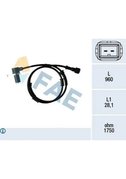 78350 Abs Sensoru On 30854299