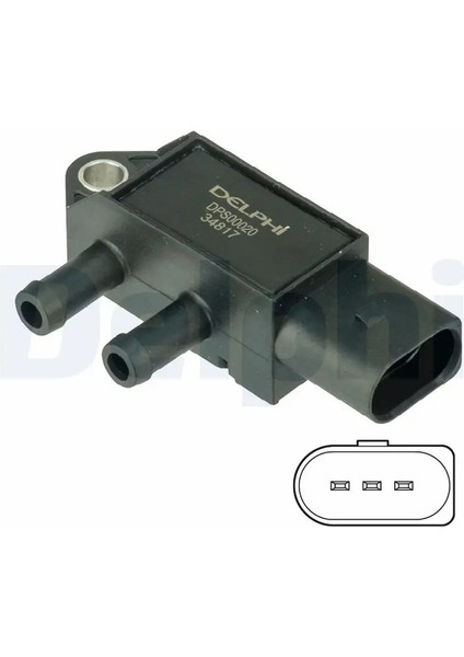 DPS00020 Egzoz Basinc Sensoru 03L906051B 03L906051D 03N906051B