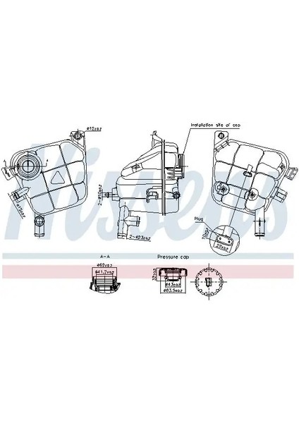 996207 Yedek Su Deposu A1665000049