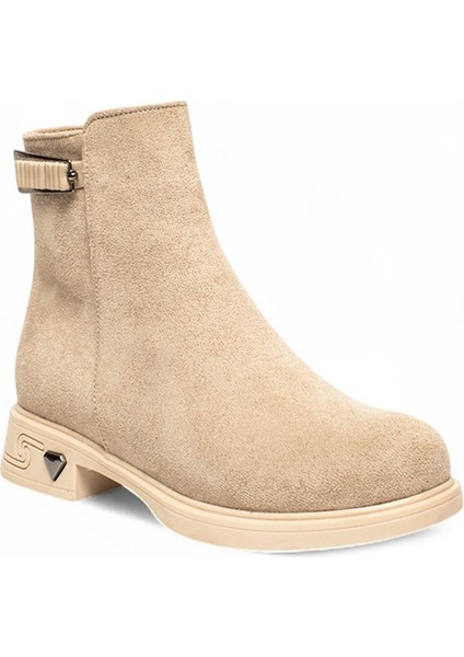 Bej Içi Termal Astar Süet Kadın Bot NSB947 fiyatları