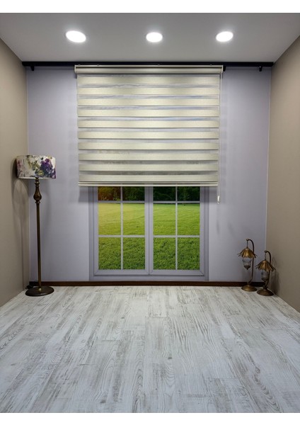 Kırık Bej Işık Geçirmez Zebra Stor Perde - Karartma Özellikli, Yüksek Kalite Kumaş modelleri