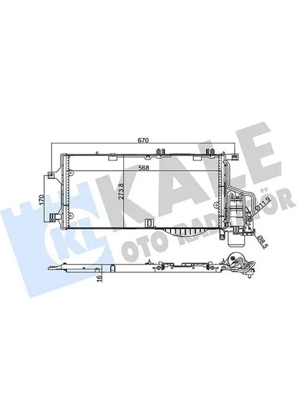 342895 Klima Radyatoru 13106020 13106021 1850093