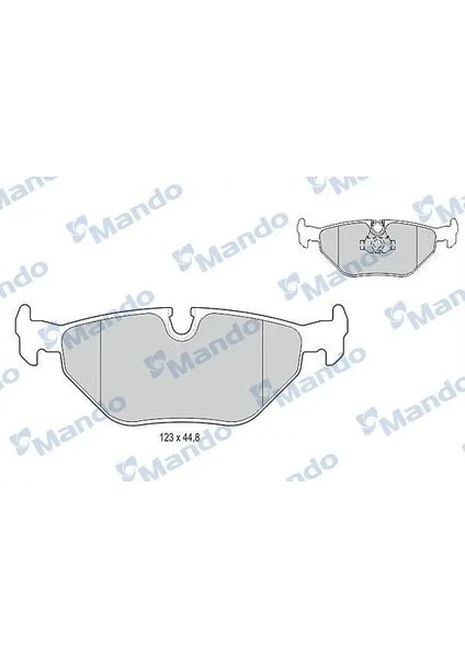 MBF015120 Arka Fren Balatasi 34211163395 34212157591 34212157592