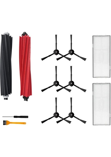 Roborock S8 Pro Ultra S8 S8 S8+ Aksesuarlar Için Ana Yan Fırça Hepa Filtre Robot Vakum Süpürge Yedek Parçaları (Yurt Dışından)