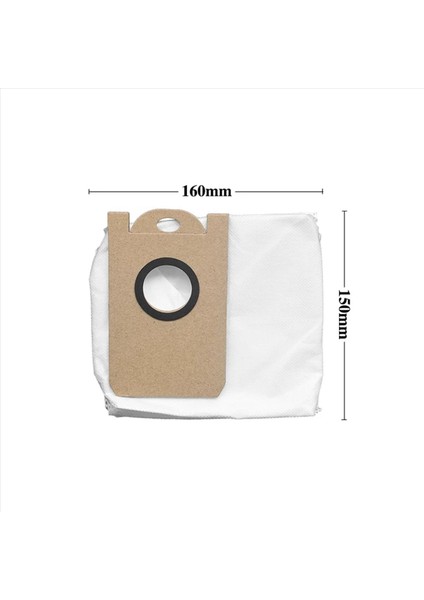 Viomi S9 Için 2x Robot Vakum Süpürge Filtre Torbası Toz Torbası Kapasitesi 3l 1 Aya Kadar Özerklik Tamamen Mühürlü (Yurt Dışından) fırsatları