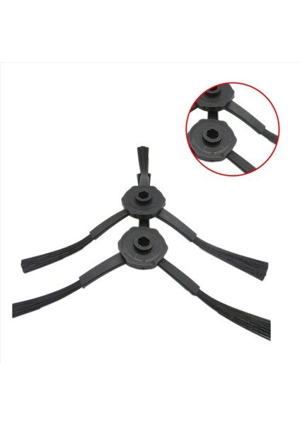 Ecovacs CEN540 CR120 Için 4 Çift Robotik Vakum Süpürücü 3 Kollu Yan Fırça (Yurt Dışından) indirimleri