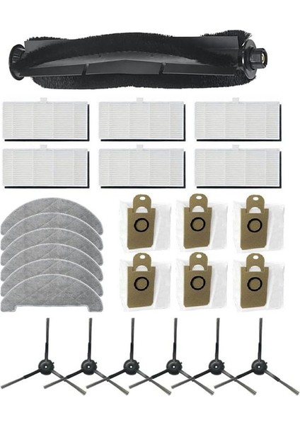 Yedek Parçalar Ana Yuvarlanma Fırçaları Yan Fırçalar Filtreler Toz Çanta Paçavraları Viomi S9 Vakum Süpürge Aksesuarları (Yurt Dışından) indirimleri